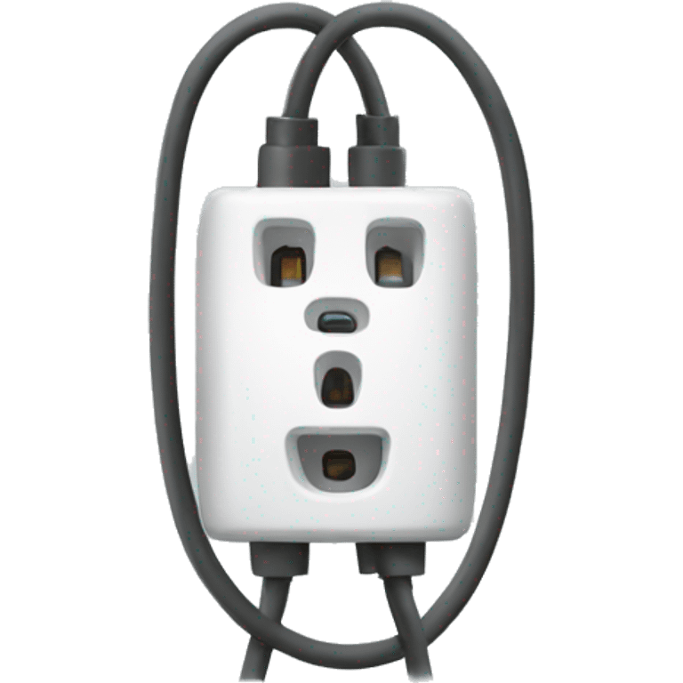 connector connecting with electricity emoji