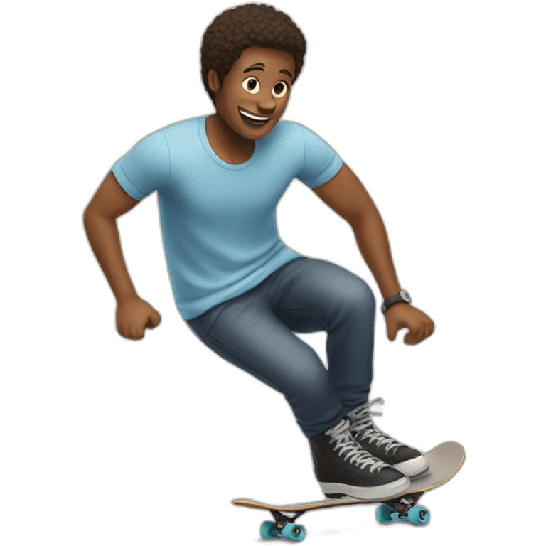 chat qui skate emoji