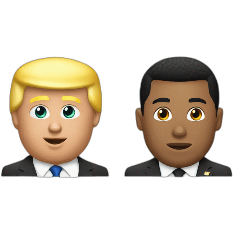 Ronaldo et trump emoji