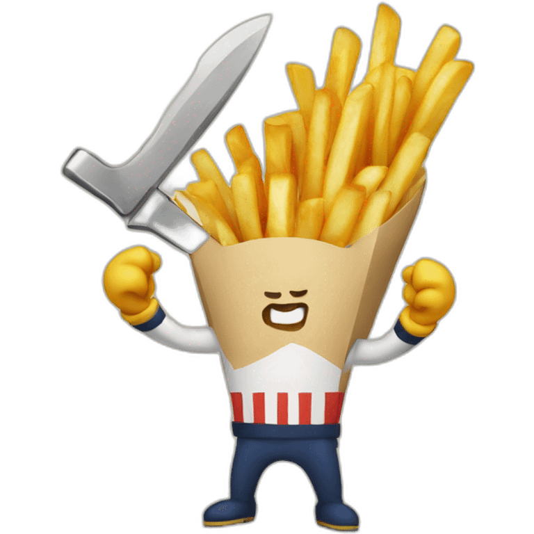 frenchfries-fighter emoji