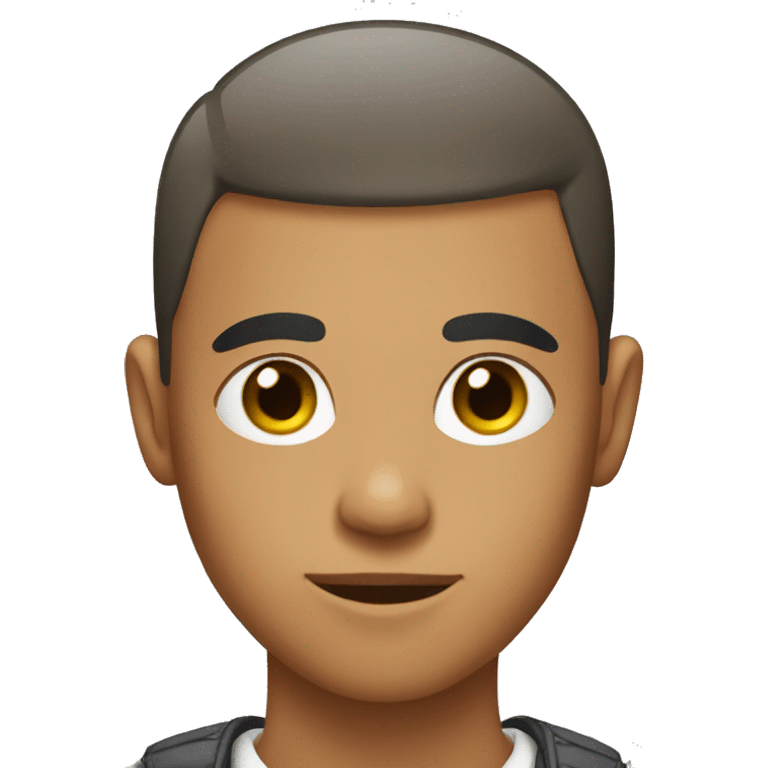 Young guy with buzz cut emoji