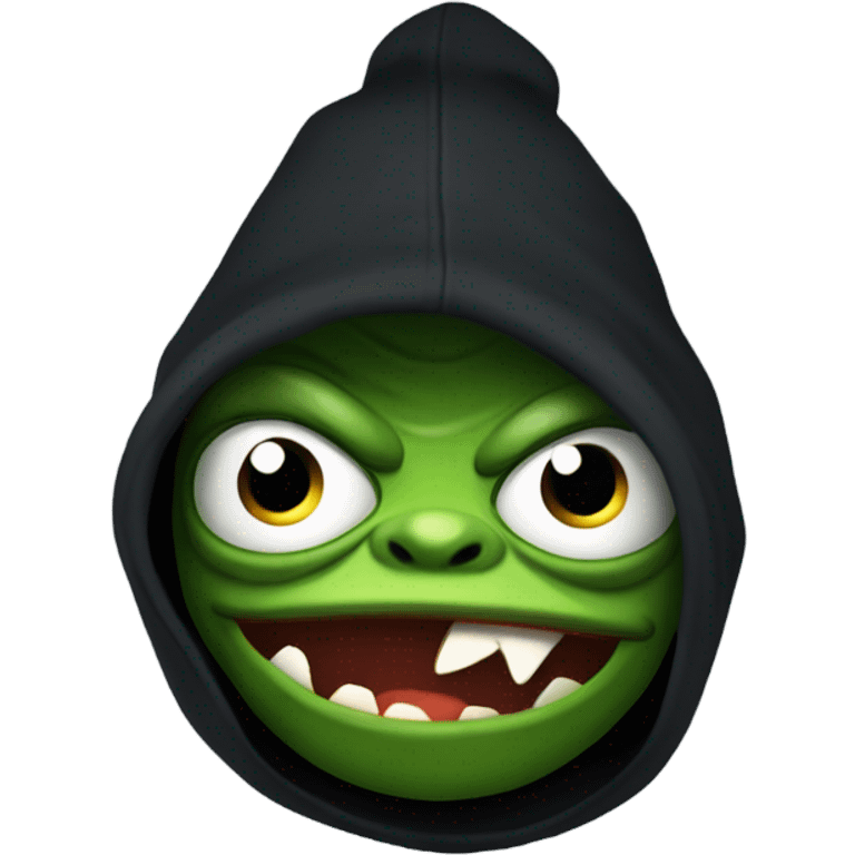 evil pepe in hoodie emoji