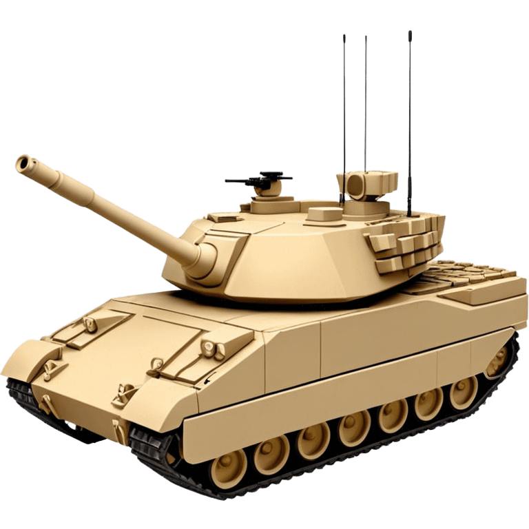 M1 Abrams Tank (sand colour) emoji