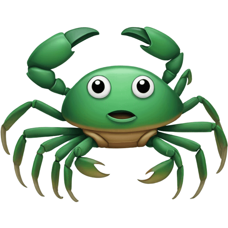 Funny crab emoji