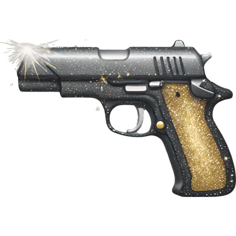 gun with sparkles emoji