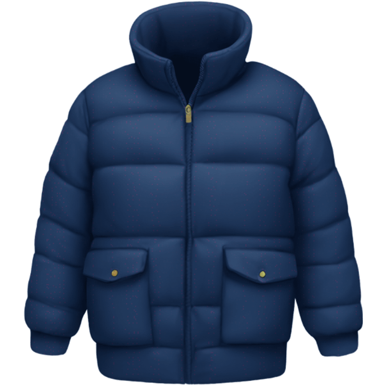 navy puffer jacket emoji