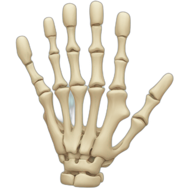 Bones-hand emoji