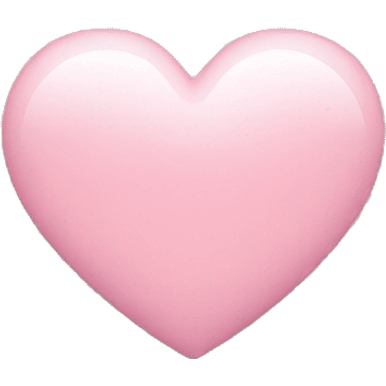 Light pink emoji heart emoji