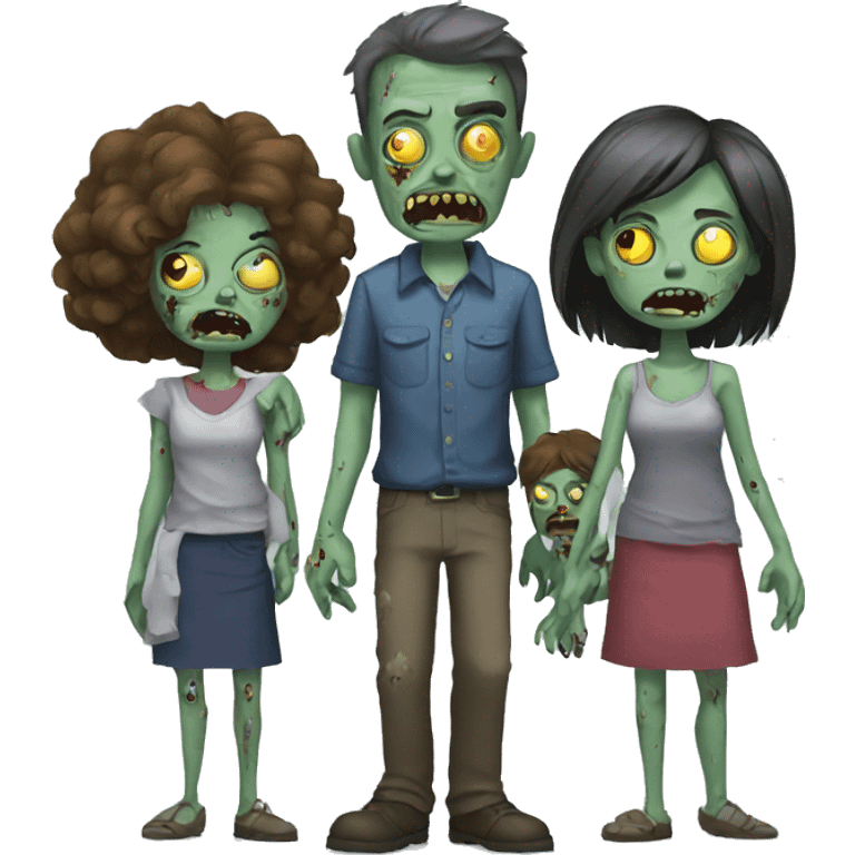 zombie family emoji