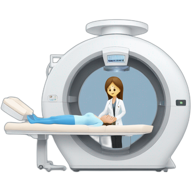 Posh-Radiologist-performing-breast-mri-to-woman emoji