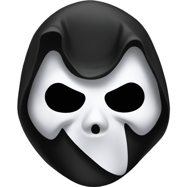 Ghostface mask from scream movie emoji