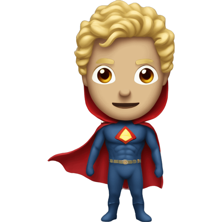 super homelander from "the boys" series with red eyes  emoji