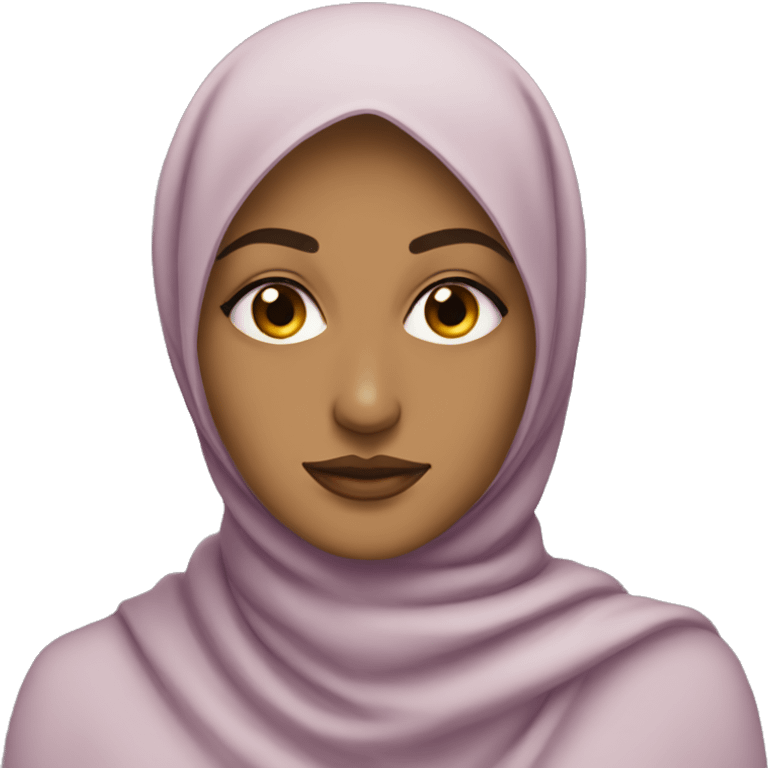 Hijabi-woman-giving-side-eye emoji