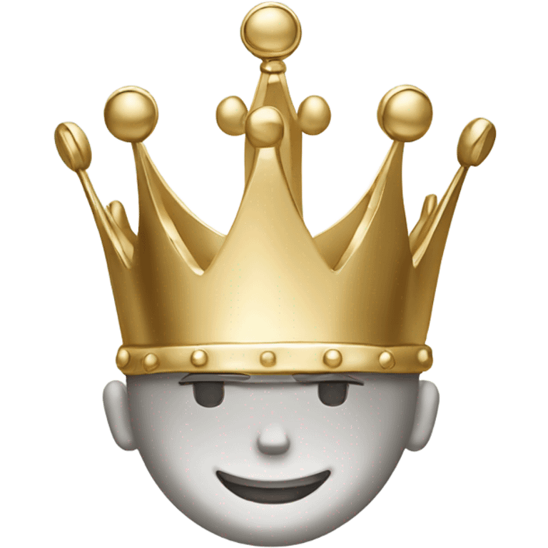 white gold rolex with a king crown emoji