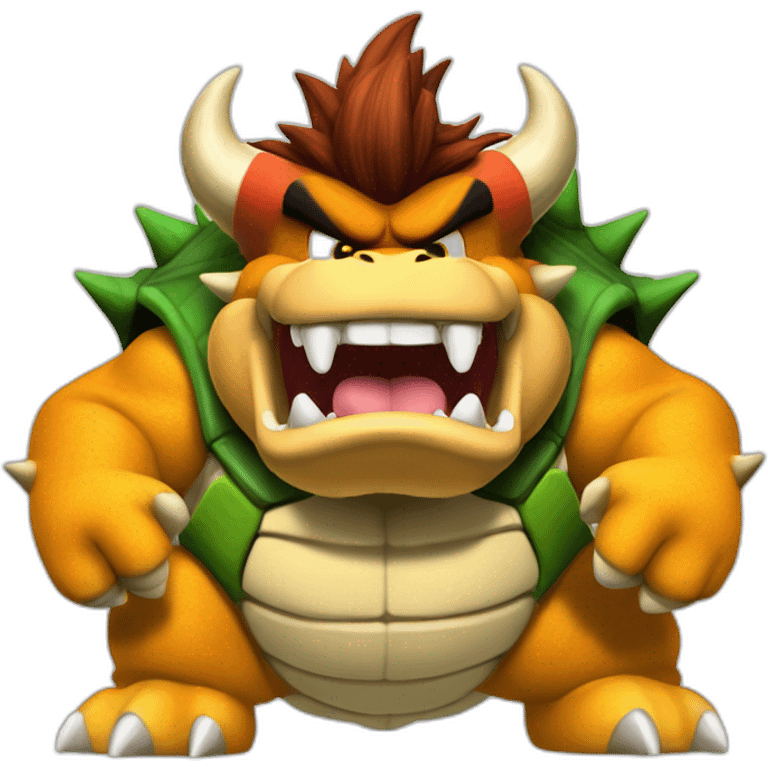 Bowser melanger avec boo emoji