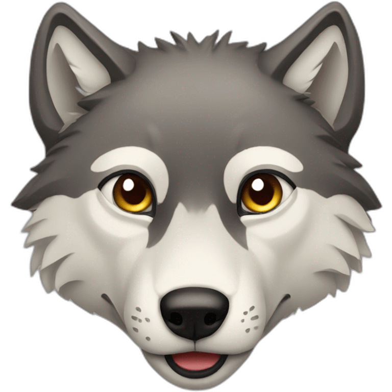 wolf face emoji