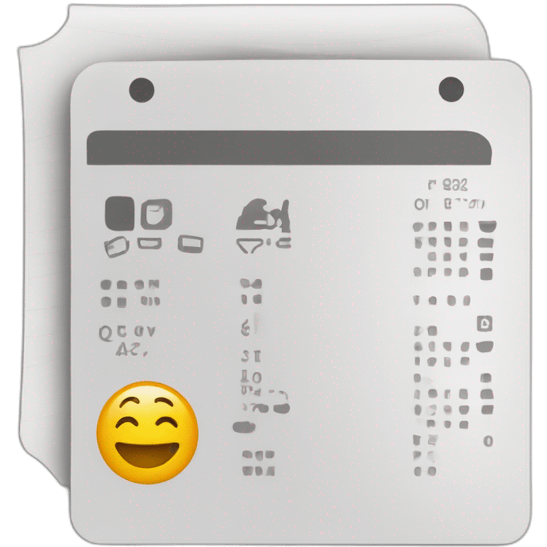 Boarding pass emoji