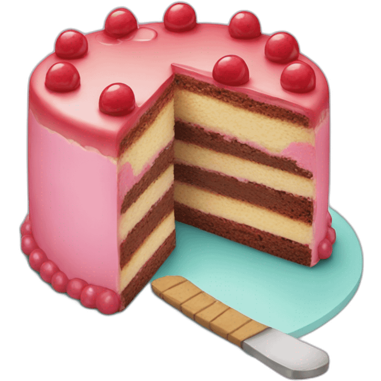 Lolly cake emoji