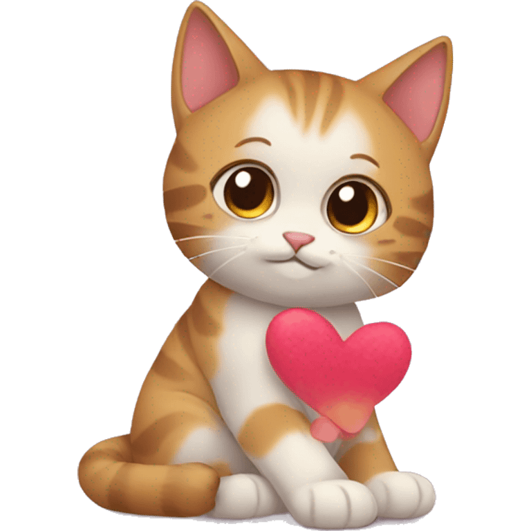 Gato enamorado  emoji