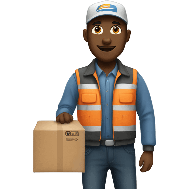 Amazon delivery driver emoji