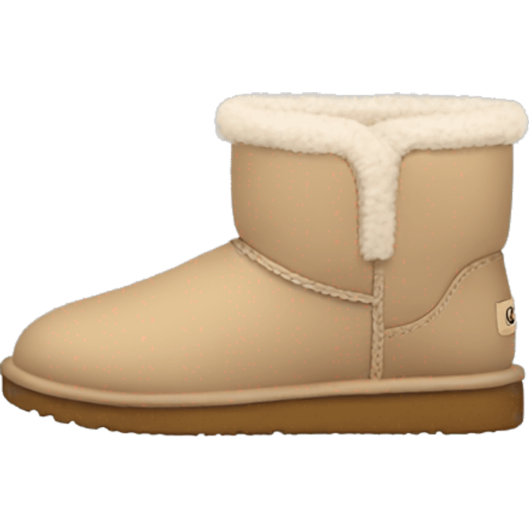 mini ugg beige emoji