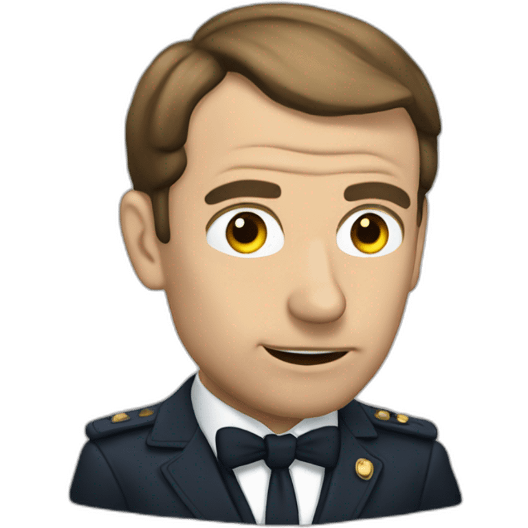 Macron  qui fume emoji