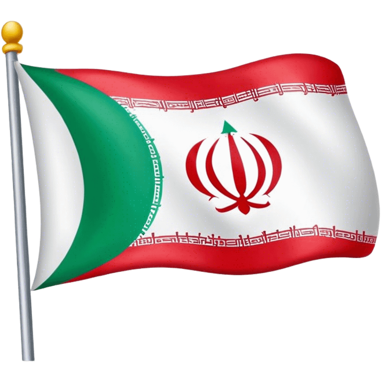 Iranian flag emoji emoji