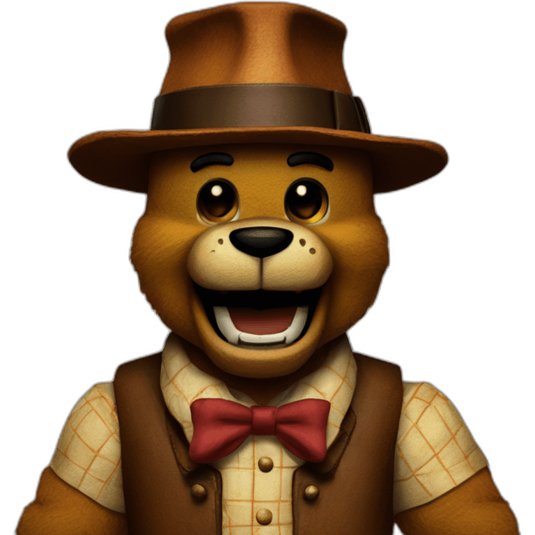 freddy fazbear animatronic and realistic  emoji