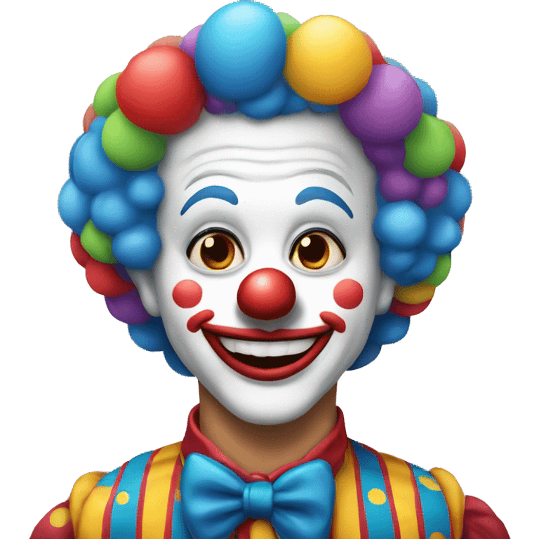 attractive clown emoji