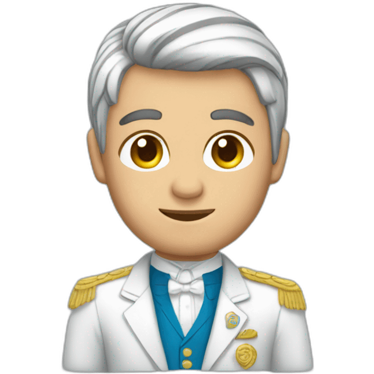 Argentinian in national suit  emoji