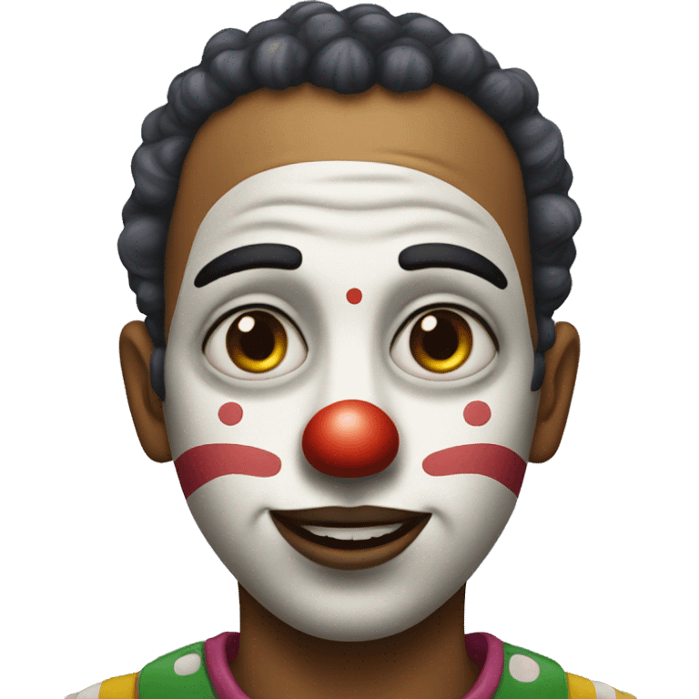 clown remove makeup emoji