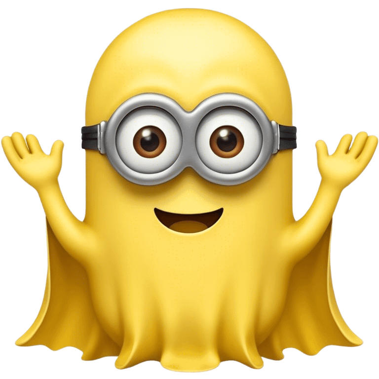 ghost emoji that looks a bit like minion emoji