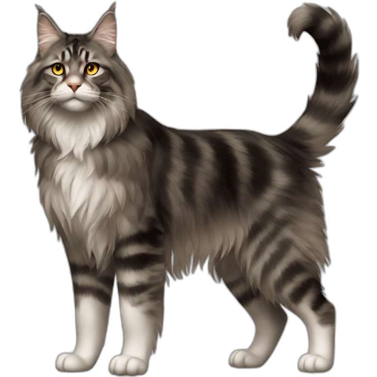 Full Body Maincoon emoji