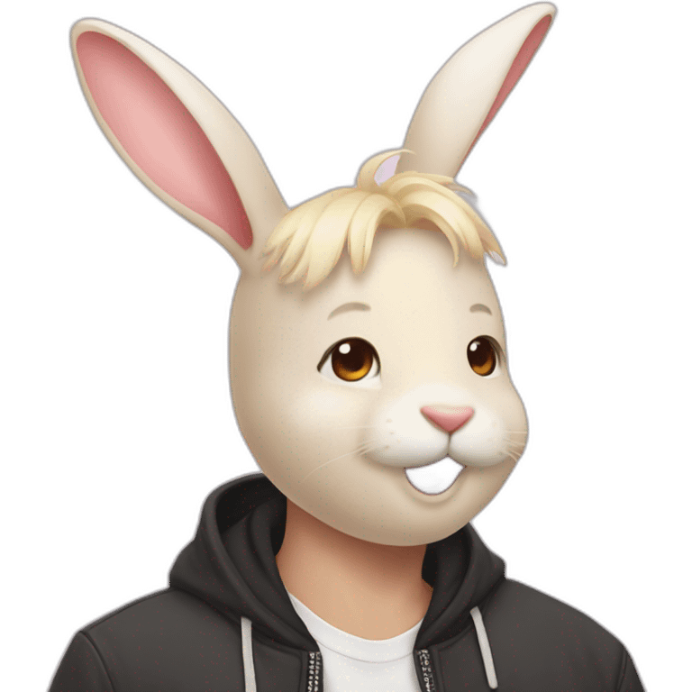 Wonho rabbit emoji