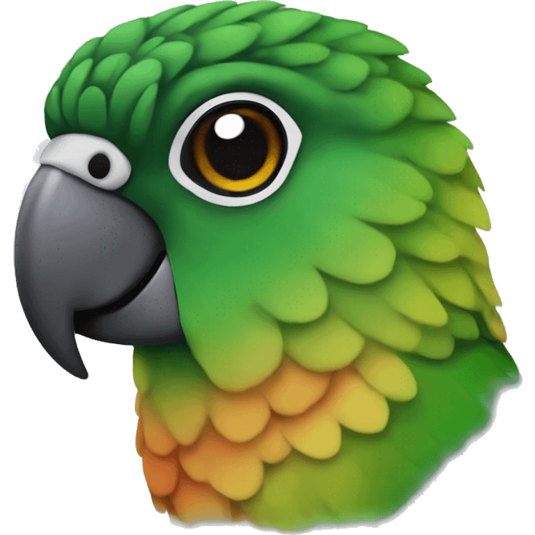 green-cheek conure emoji