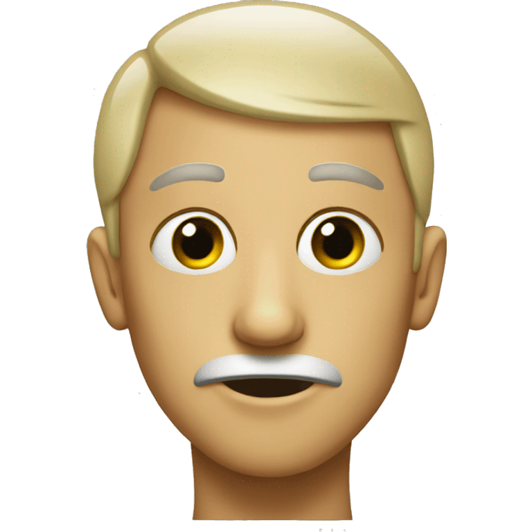 Normal emoji with long eye emoji