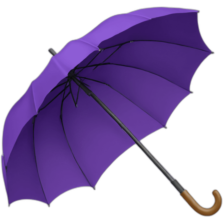 purple umbrella emoji