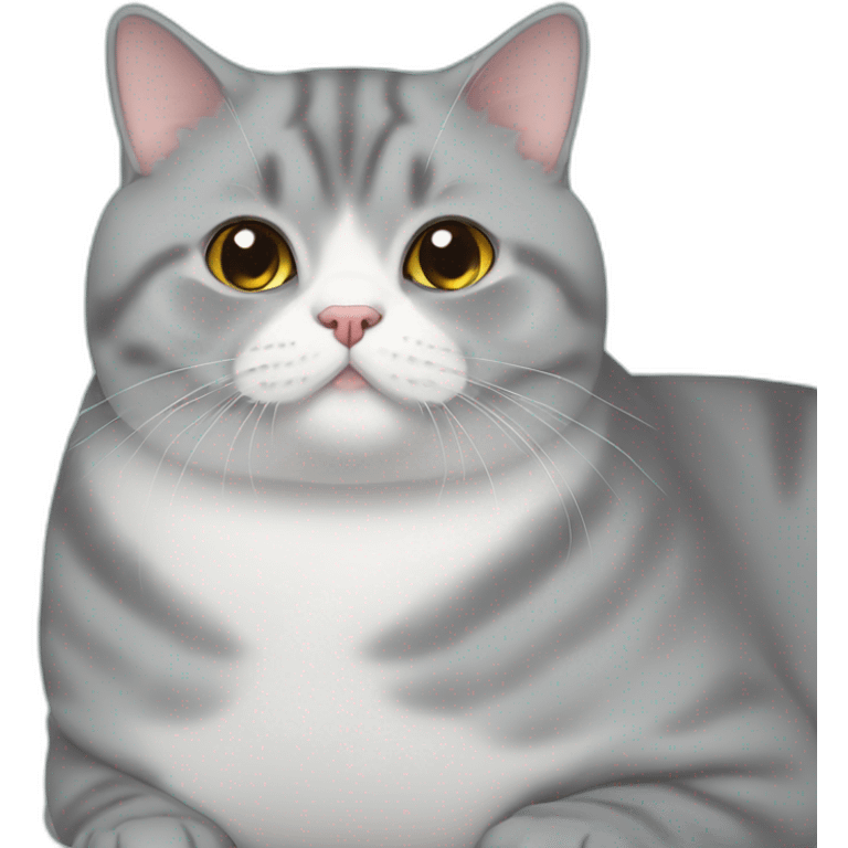 IPHONE TYPE EMOJI British Shorthair FAT emoji