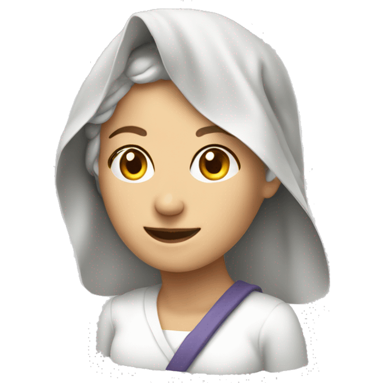 Frau mit Kopftuch emoji