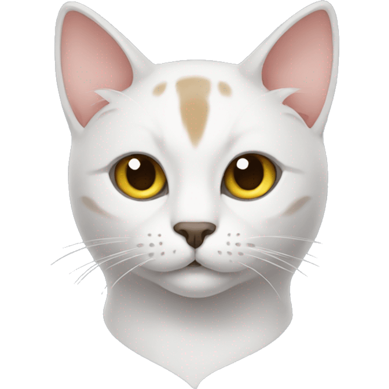 cat with therian symbol on forehead emoji