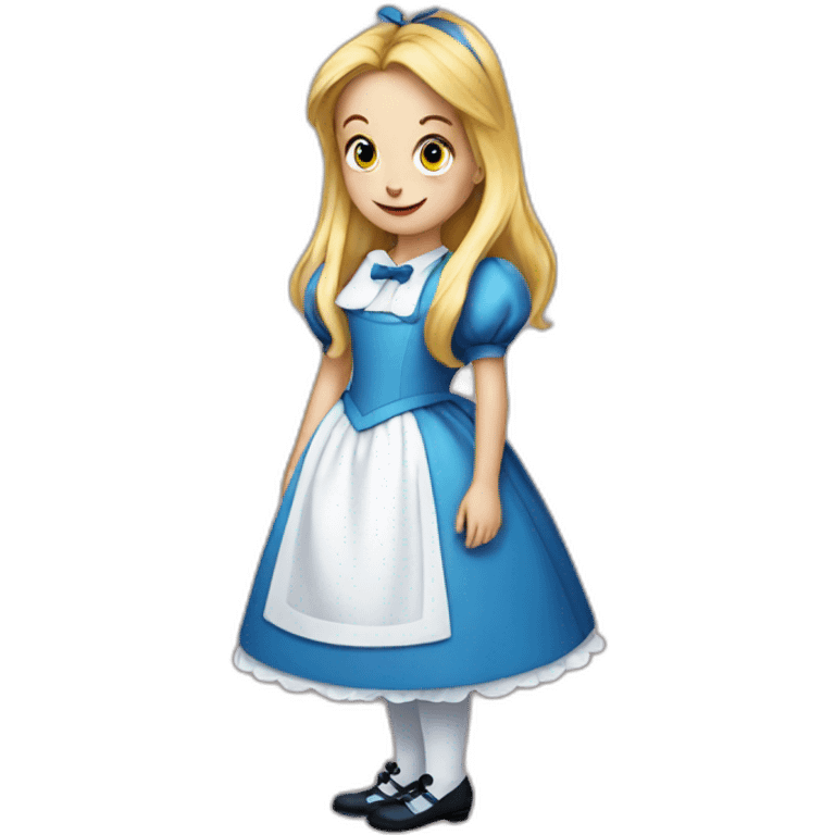 Alice in wonderland emoji