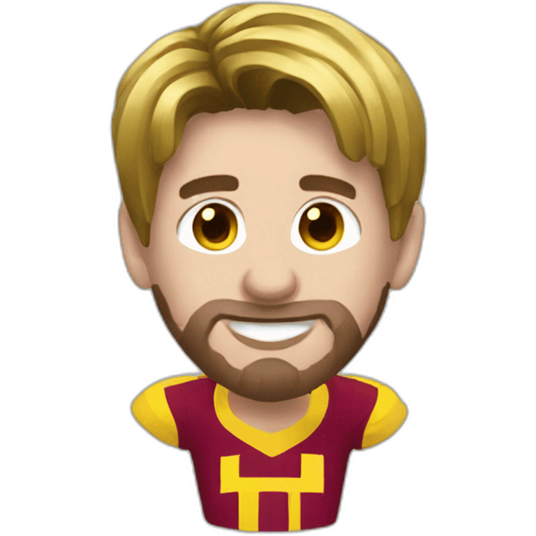 Messi 8 golden balls emoji