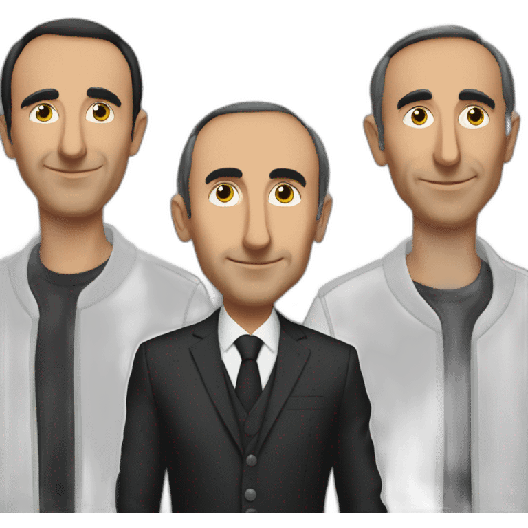 Eric-zemmour-avec-son-amis-noir emoji