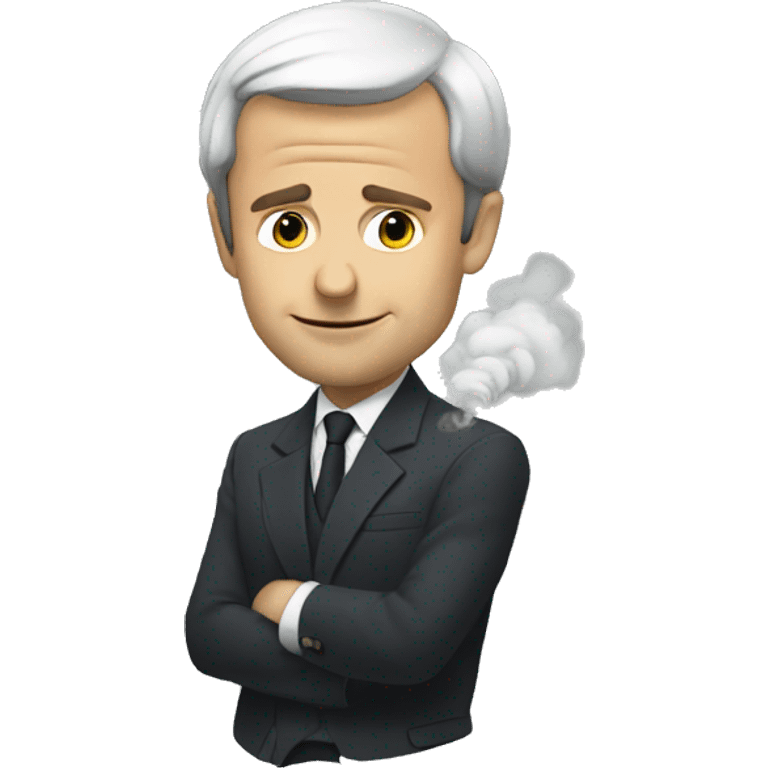 Macron smoke emoji