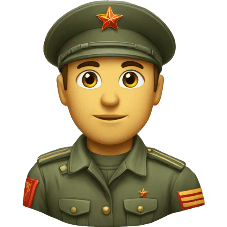 the USSR Soldier emoji