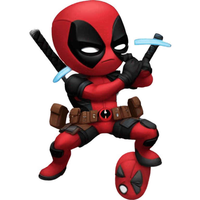 Deadpool con todo tipo de emociones  emoji