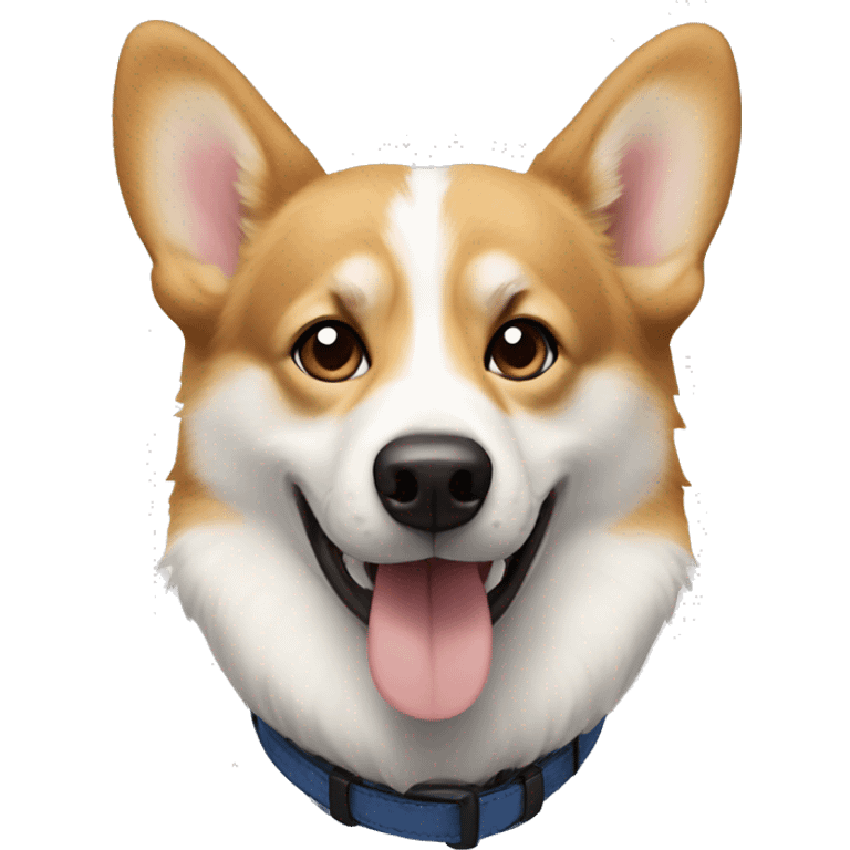 Corgi husky white mix  emoji