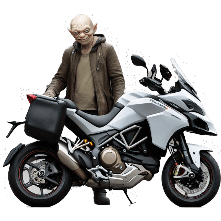 Gollum sur une ducati Multistrada  emoji