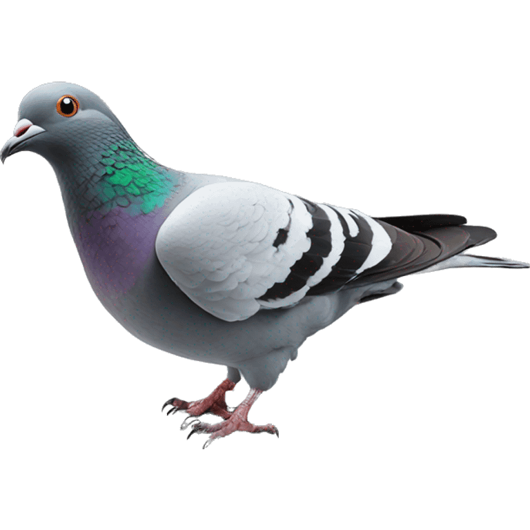 pigeon smashed into glass emoji