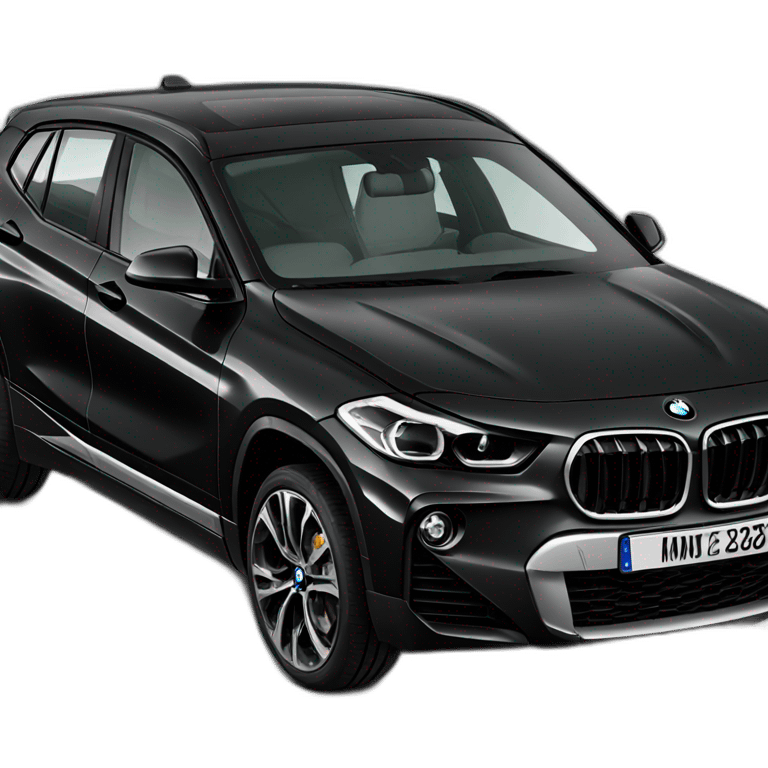 Black bmw x2 emoji